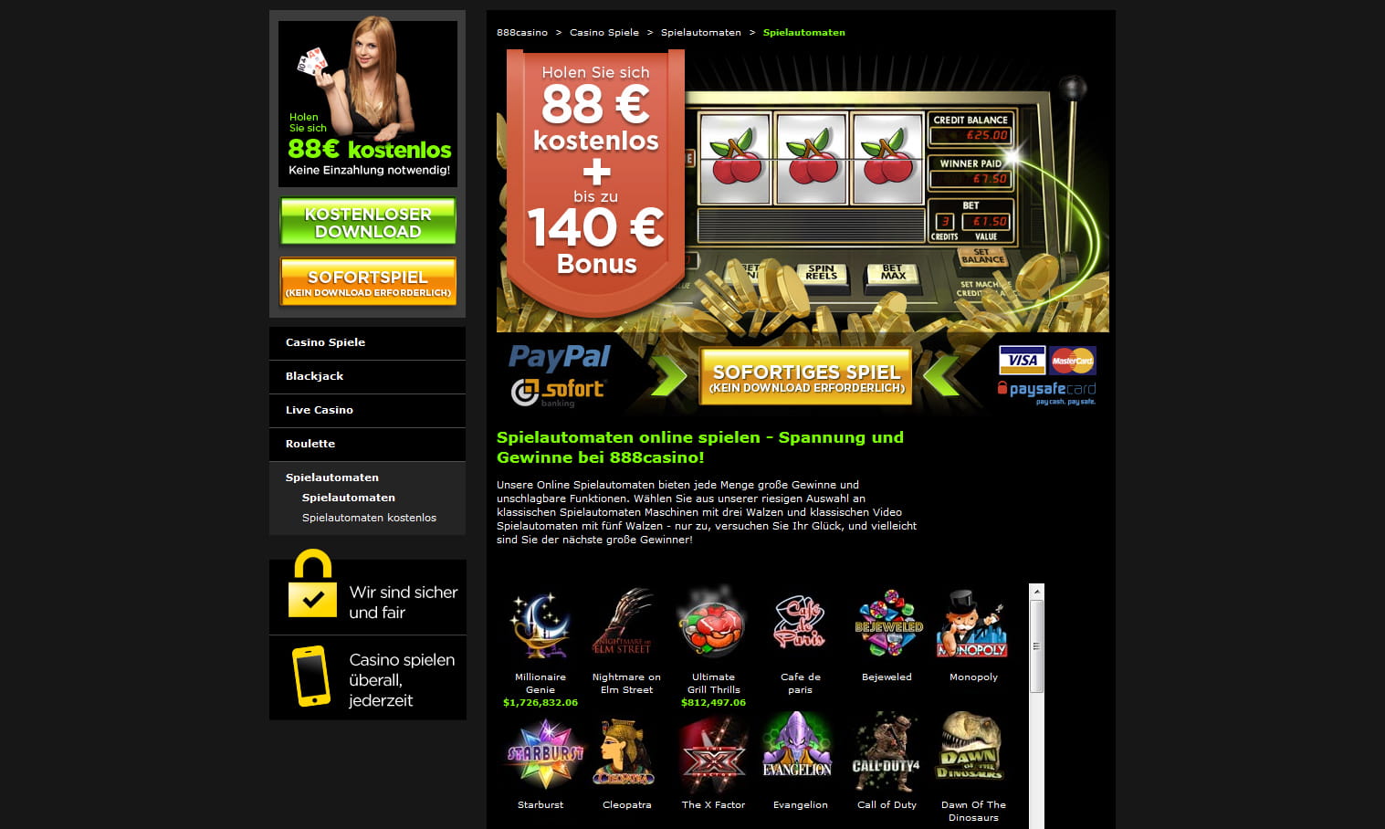 Casino 888 Bonus