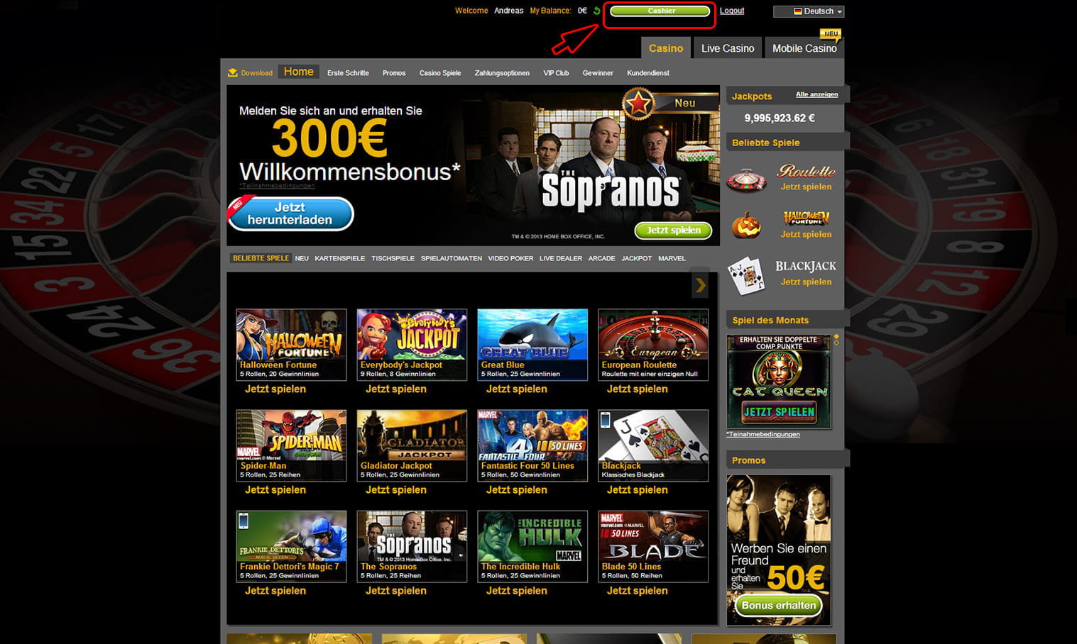 Online Casino Paysafe Einzahlung