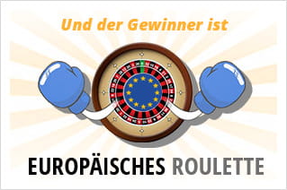 Das Europäische Roulette sollte wegen der besseren Chancen bevorzugt werden