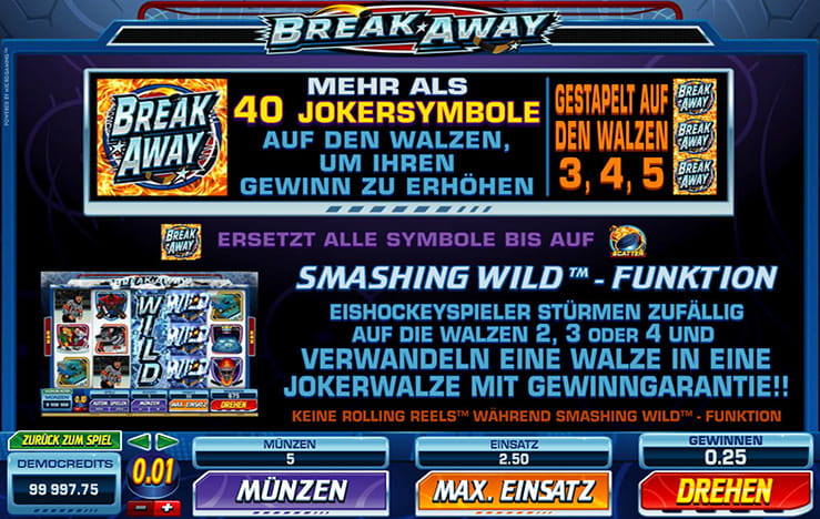 Break Away Sondersymbole