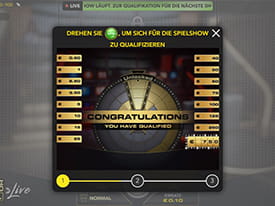 Der Live Casino Titel Deal or No Deal von Evolution Gaming im Alls Slots Online Casino.