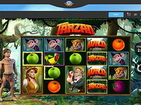 Ein Gewinn beim Tarzan Online Spielautomaten von Microgaming.
