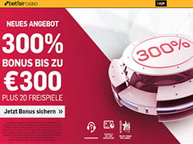 Der neue attraktive Betfair Casino Bonus