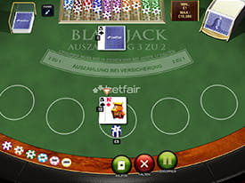 Das klassische Blackjack im Betfair Casino