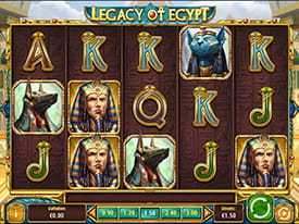 Der Legacy of Egypt Spielautomat von Play´n GO.