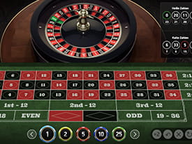 Die Online Tischspiel Variante European Roulette von NetEnt im Online Casino Royal Panda.