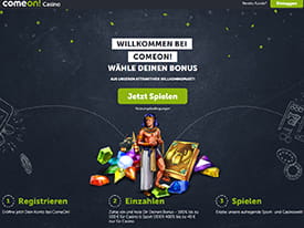Der Willkommensbonus im ComeOn Casino.