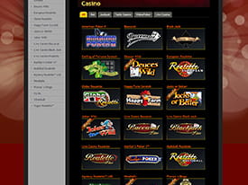 Die Auswahl aller bei Startgames verfügbaren Casinospiele