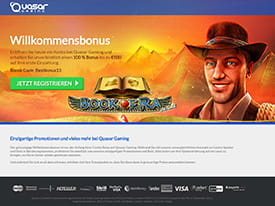 Übersicht über den exklusiven Quasar Gaming Willkommensbonus