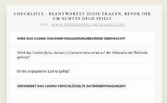 Vorschaubild der Betrugscheckliste